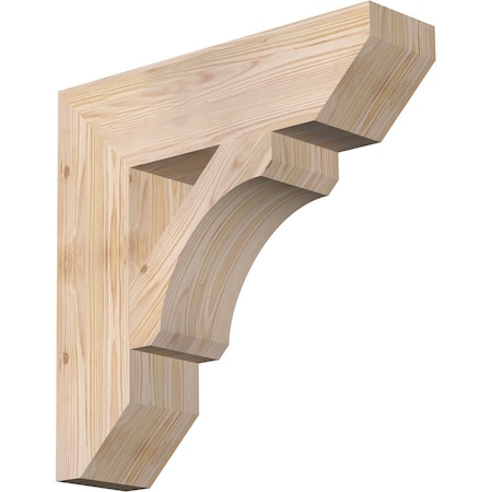 Ekena Millwork Legacy Slat Smooth Bracket, Douglas Fir, 5 1/2"W x 22"D x 22"H BKT06X22X22LEC06SDF